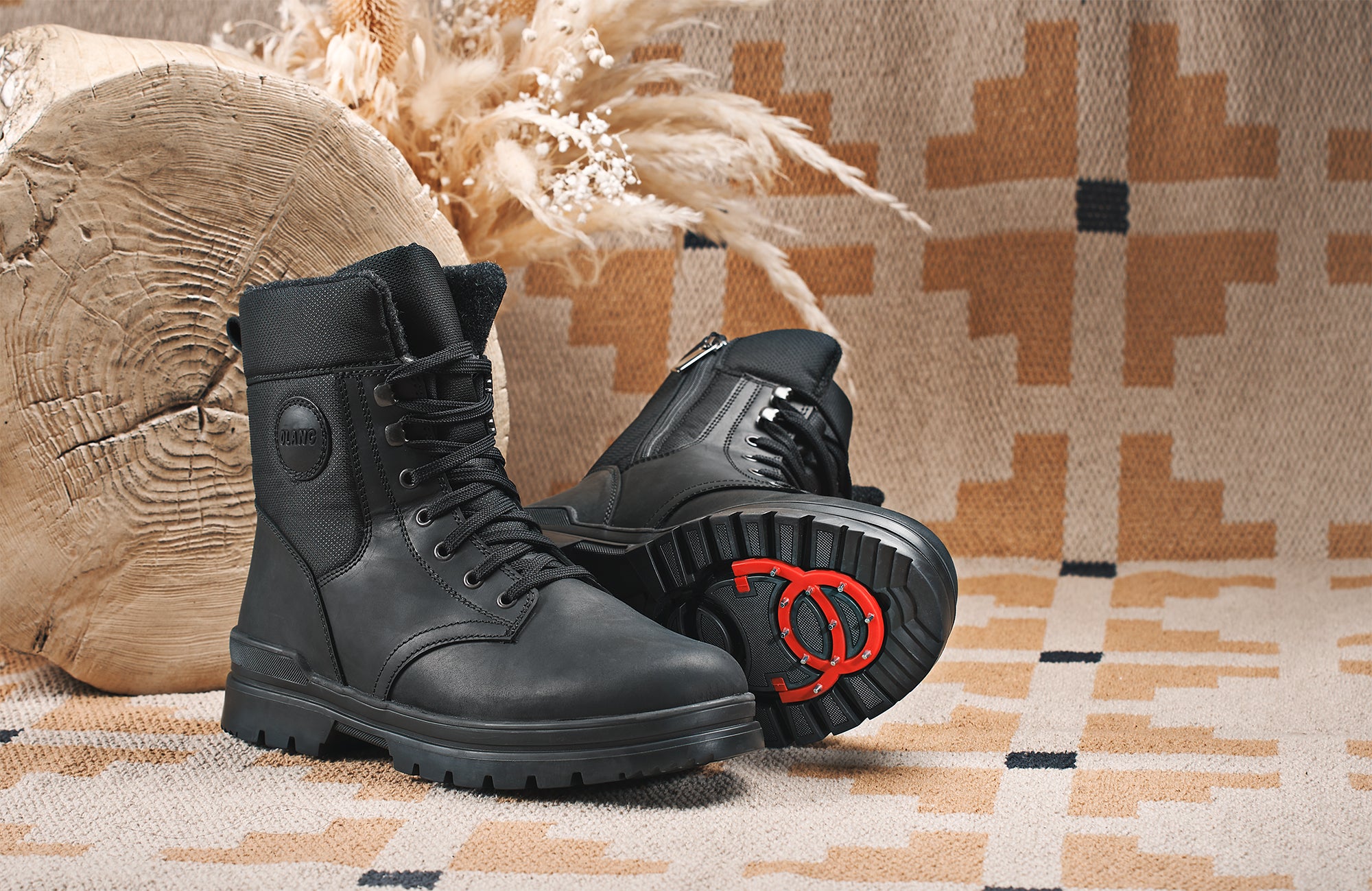 Chaussures Chaudes Crampons Pour Bottes Mec Santiago Bottes D